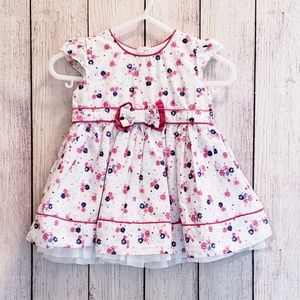 Floral baby girl dress 0-3m